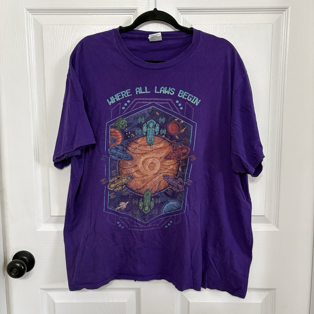 Twilight Imperium  TI4 Mecatol Rex Graphic T-Shirt XL Board Game Space Sci-Fi